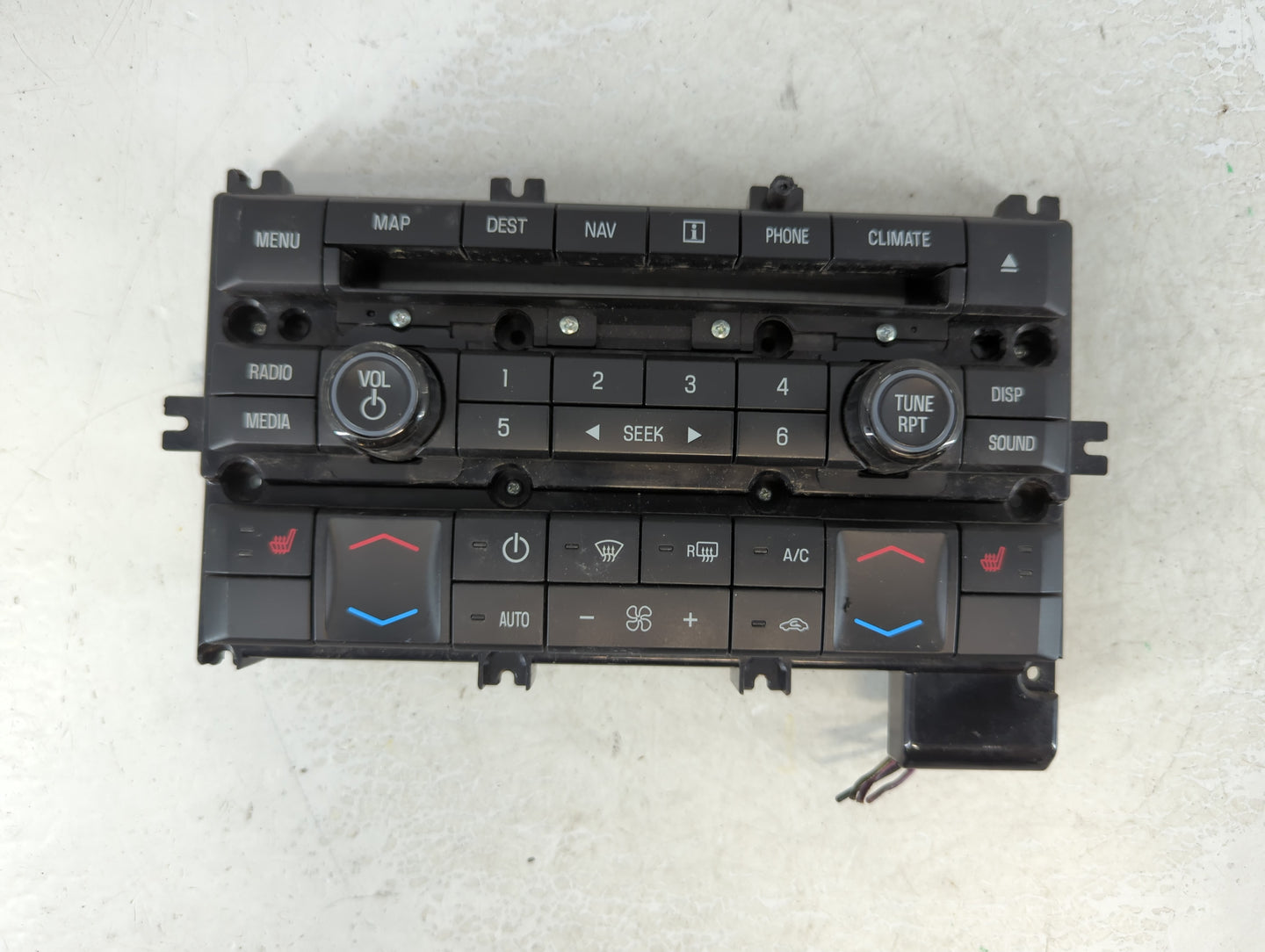 2010 Ford Flex Climate Control Module Temperature AC/Heater Replacement P/N:AA8T-18A802-BA Fits OEM Used Auto Parts - Oemuse