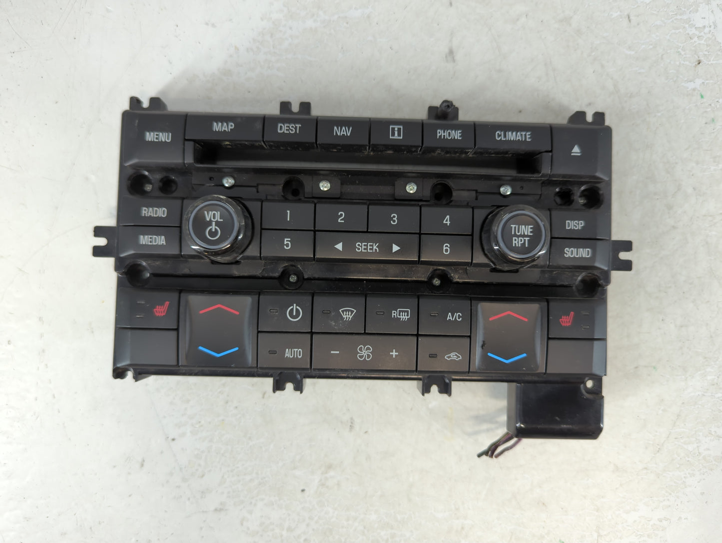 2010 Ford Flex Climate Control Module Temperature AC/Heater Replacement P/N:AA8T-18A802-BA Fits OEM Used Auto Parts - Oemuse