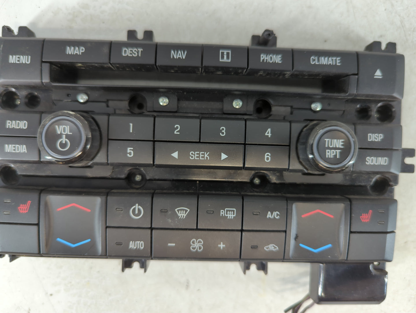 2010 Ford Flex Climate Control Module Temperature AC/Heater Replacement P/N:AA8T-18A802-BA Fits OEM Used Auto Parts - Oemuse