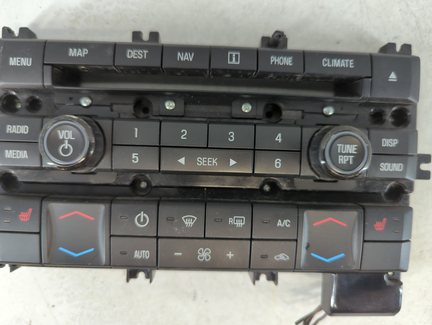 2010 Ford Flex Climate Control Module Temperature AC/Heater Replacement P/N:AA8T-18A802-BA Fits OEM Used Auto Parts - Oemuse