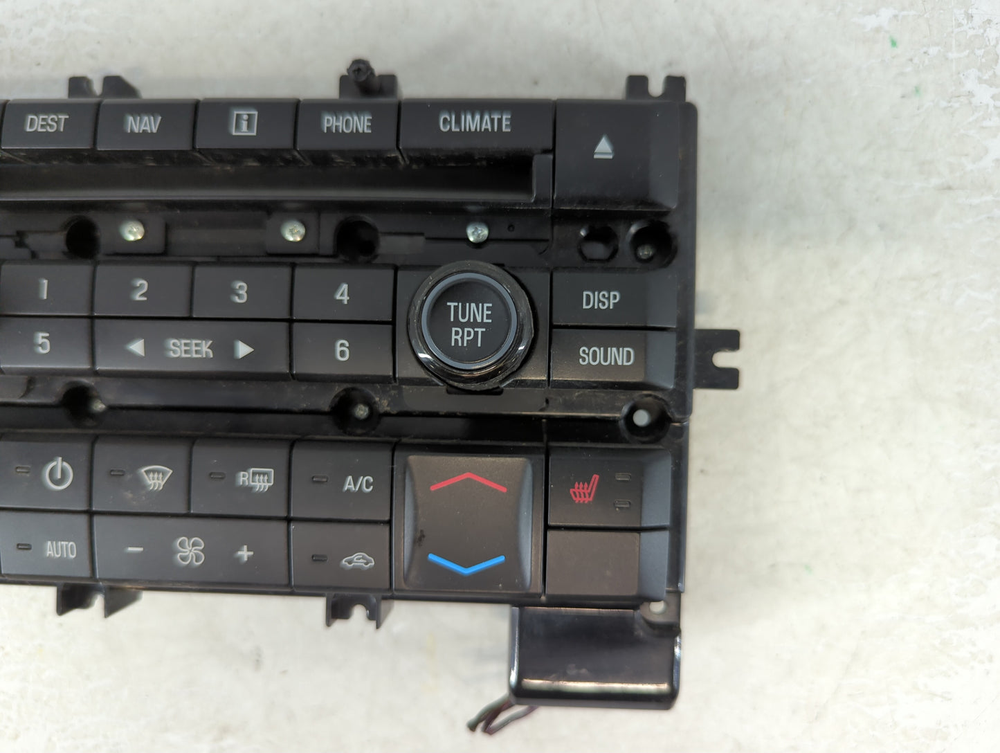 2010 Ford Flex Climate Control Module Temperature AC/Heater Replacement P/N:AA8T-18A802-BA Fits OEM Used Auto Parts - Oemuse