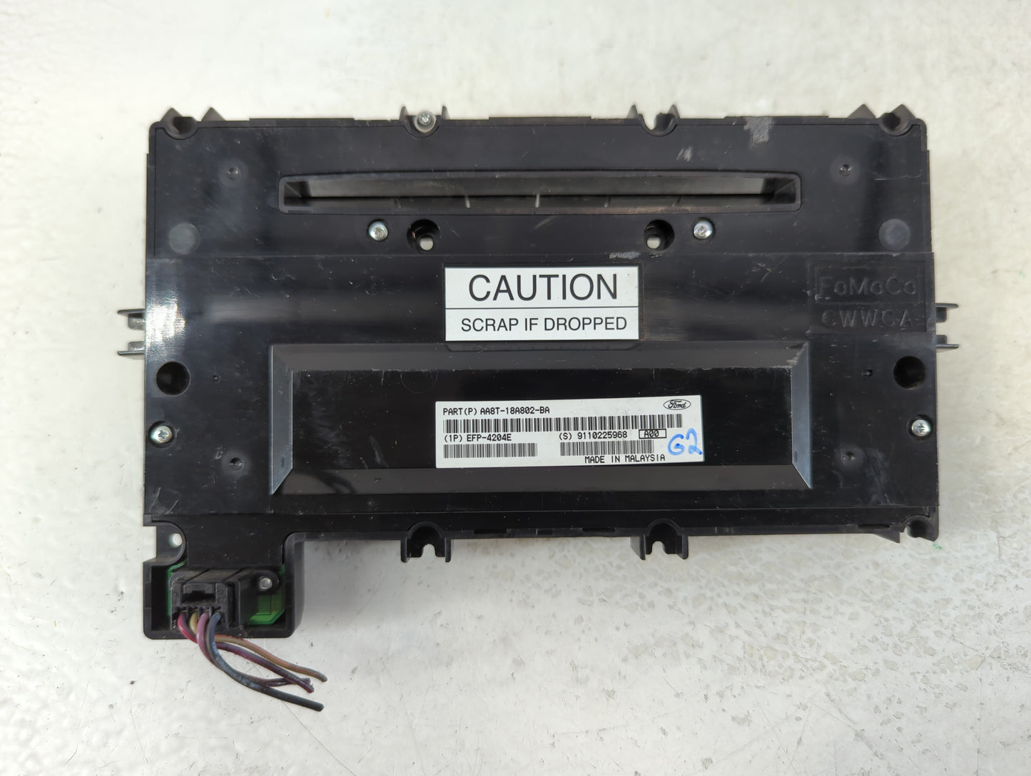 2010 Ford Flex Climate Control Module Temperature AC/Heater Replacement P/N:AA8T-18A802-BA Fits OEM Used Auto Parts - Oemuse