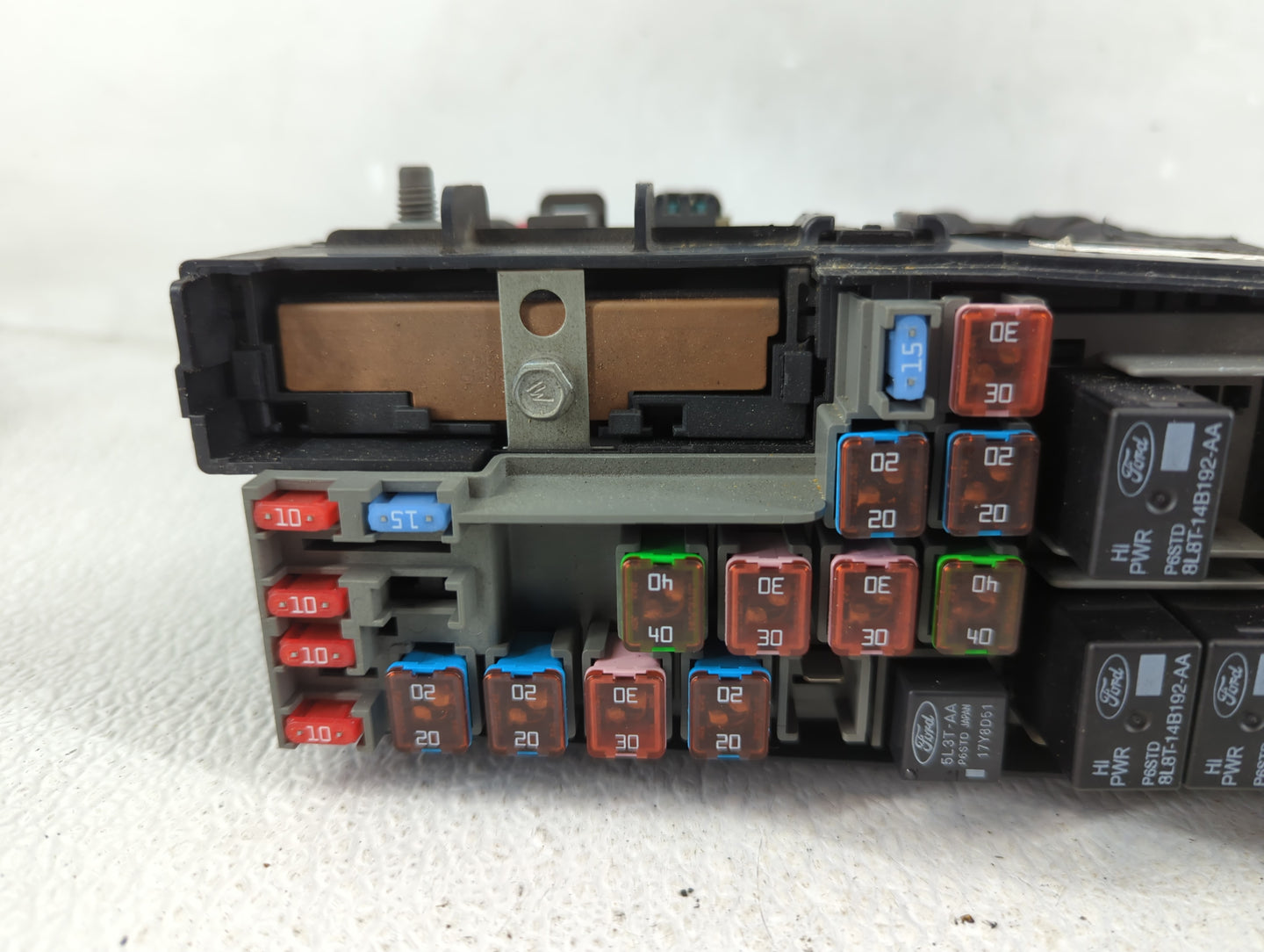 2008-2011 Ford Focus Fusebox Fuse Box Panel Relay Module P/N:8S4T-14A003AC Fits Fits 2008 2009 2010 2011 OEM Used Auto Parts