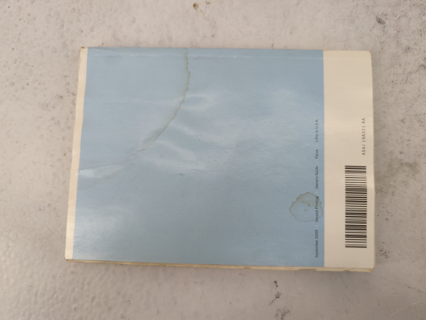 2010 Ford Focus Owners Manual Book Guide P/N:AS4J 19A321 AA AL2J 19A285 AB OEM Used Auto Parts - Oemusedautoparts1.com