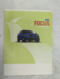 2010 Ford Focus Owners Manual Book Guide P/N:AS4J 19A321 AA AL2J 19A285 AB OEM Used Auto Parts - Oemusedautoparts1.com