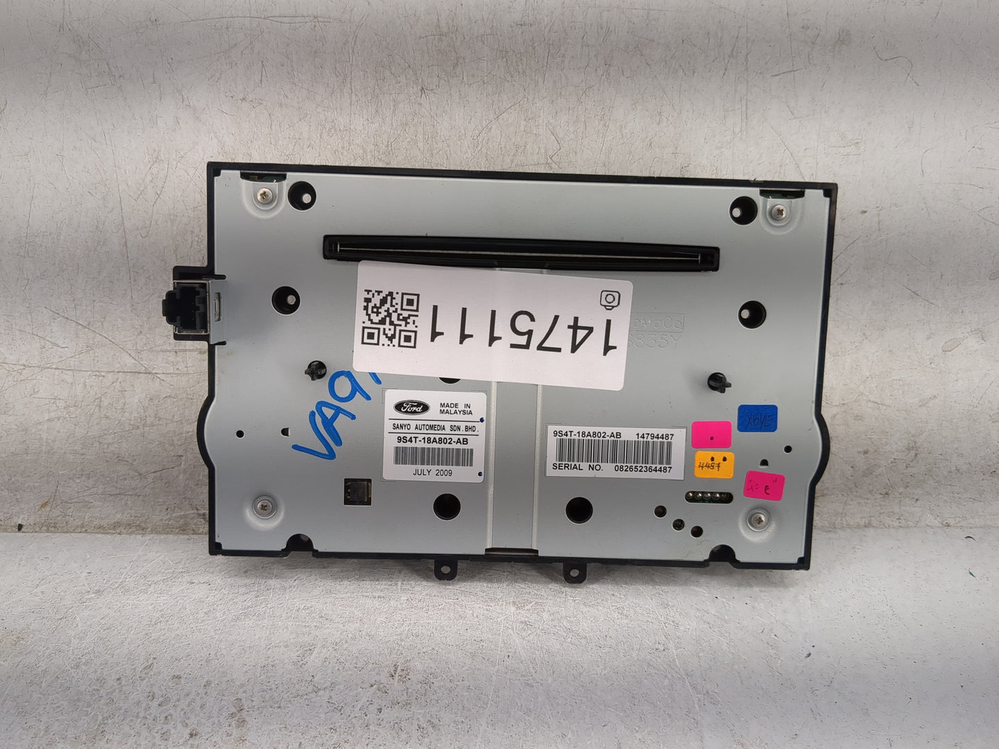 2009-2011 Ford Focus Radio Control Panel 1475111 - Oemusedautoparts1.com