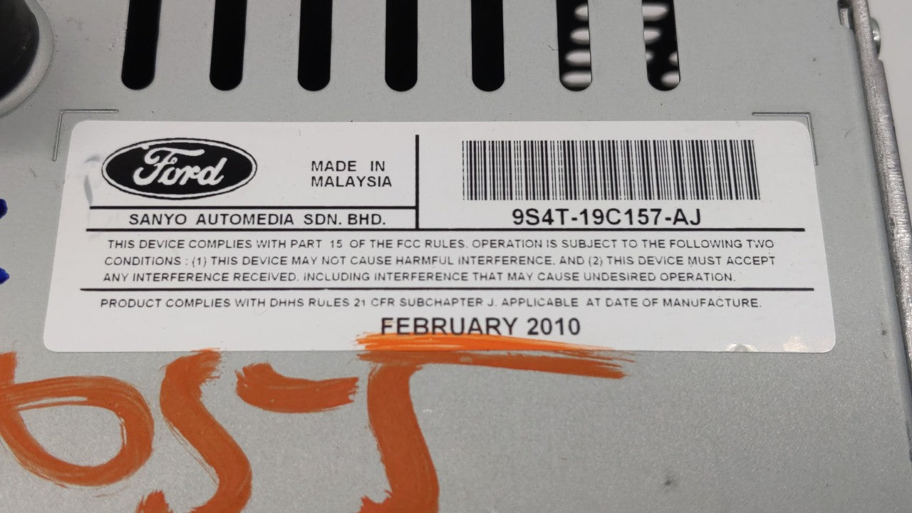 2010-2011 Ford Focus Am Fm Cd Player Radio Receiver - Oemusedautoparts1.com