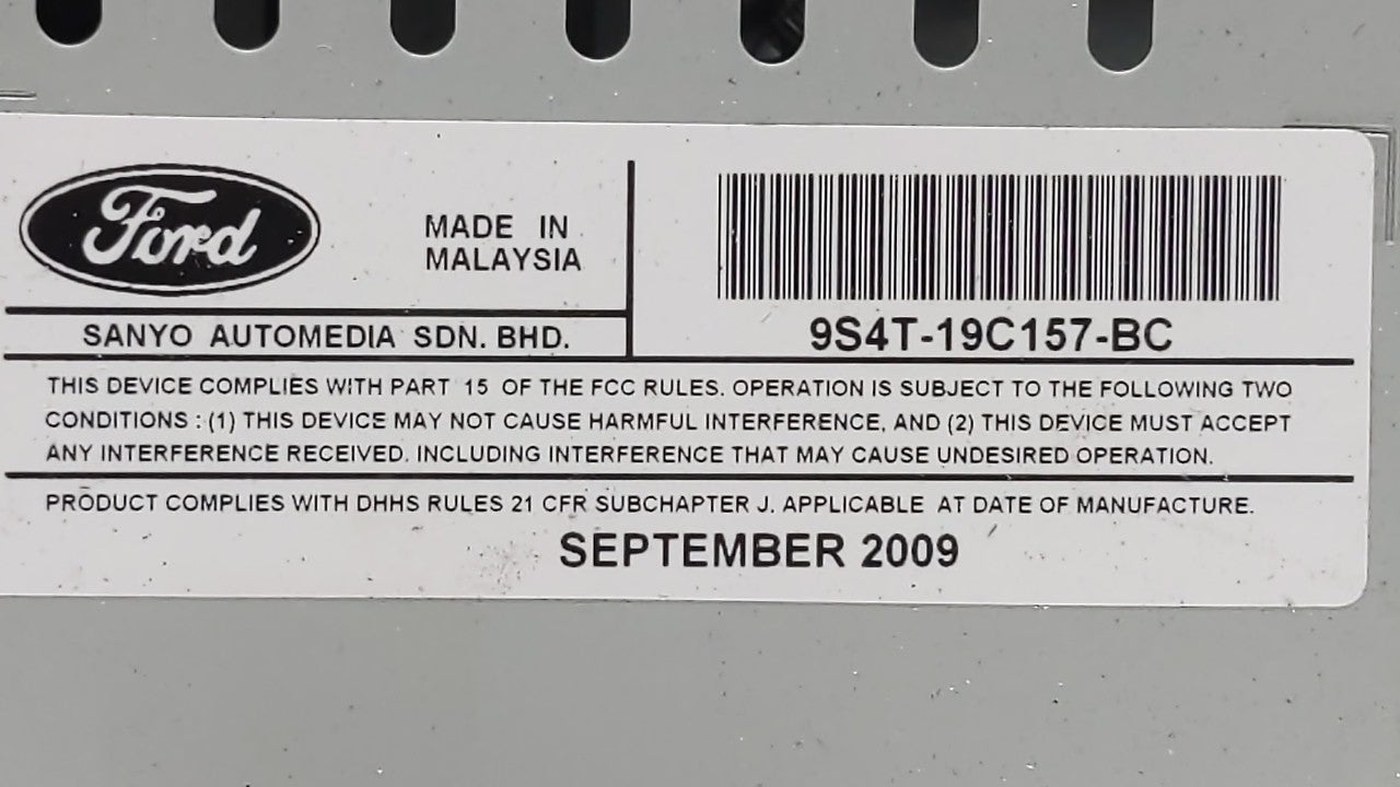 2010-2011 Ford Focus Am Fm Cd Player Radio Receiver - Oemusedautoparts1.com