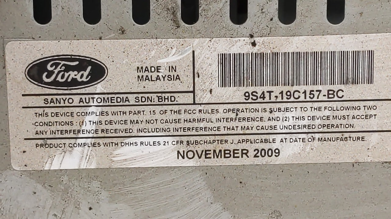 2010-2011 Ford Focus Am Fm Cd Player Radio Receiver - Oemusedautoparts1.com