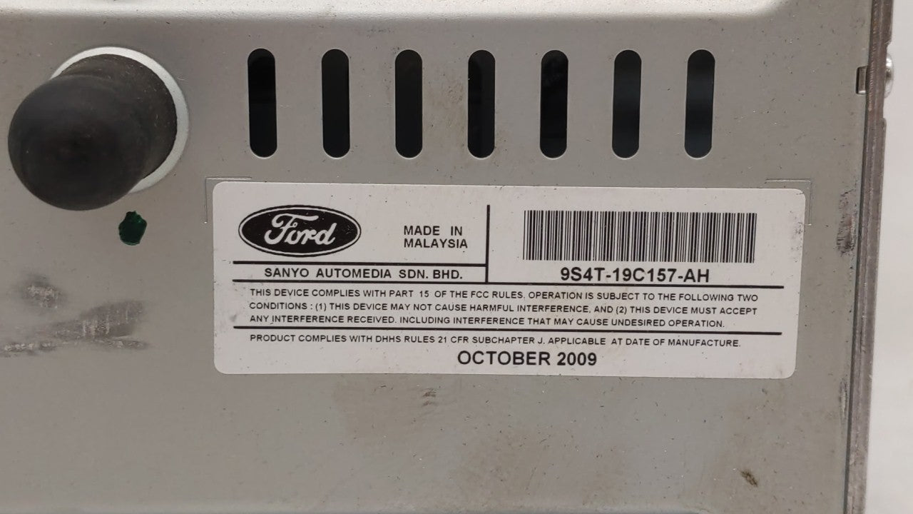 2010-2011 Ford Focus Radio AM FM Cd Player Receiver Replacement P/N:9S4T-19C869-BJ 9S4T-19C157-AH Fits Fits 2010 2011 OEM Us
