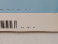 2010 Ford Focus Owners Manual Book Guide OEM Used Auto Parts - Oemusedautoparts1.com