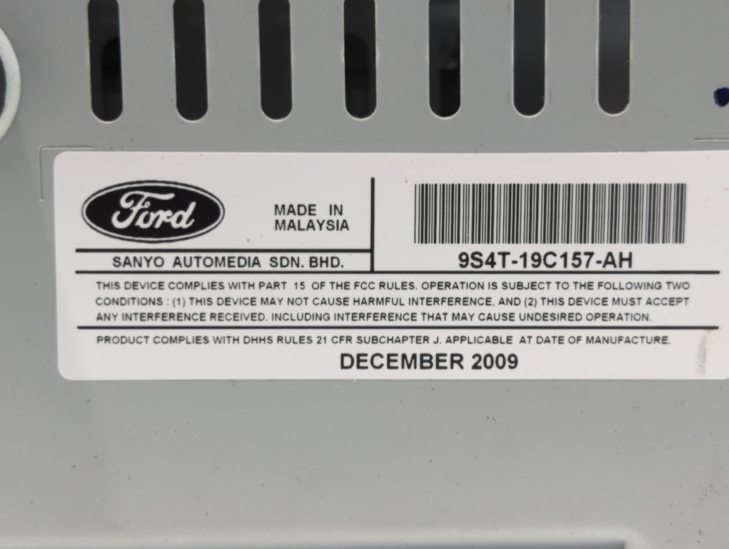 2010-2011 Ford Focus Am Fm Cd Player Radio Receiver - Oemusedautoparts1.com