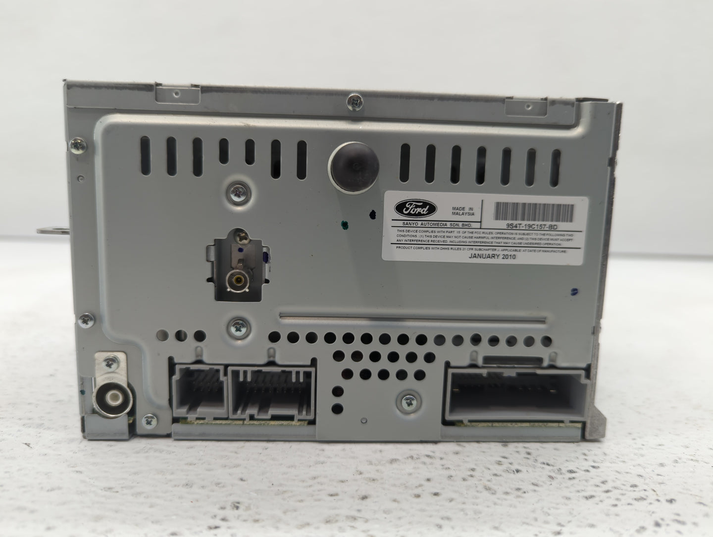 2010-2011 Ford Focus Radio AM FM Cd Player Receiver Replacement P/N:9S4T-19C157-BD 9S4T-19C157-AH Fits Fits 2010 2011 OEM Us