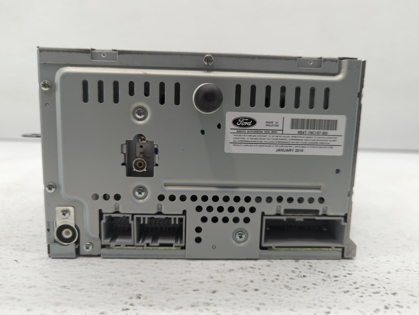 2010-2011 Ford Focus Radio AM FM Cd Player Receiver Replacement P/N:9S4T-19C157-BD 9S4T-19C157-AH Fits Fits 2010 2011 OEM Us