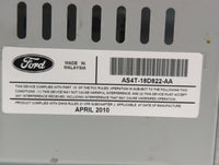 2010-2011 Ford Focus Radio AM FM Cd Player Receiver Replacement P/N:AS4T-18D822-AA Fits Fits 2010 2011 OEM Used Auto Parts -