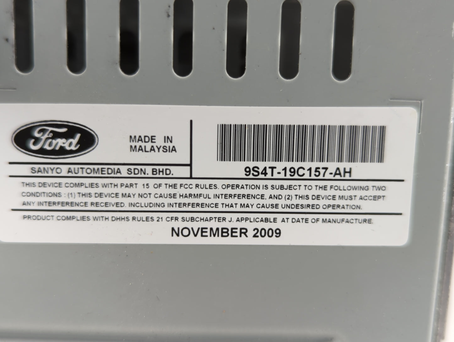 2010-2011 Ford Focus Am Fm Cd Player Radio Receiver - Oemusedautoparts1.com