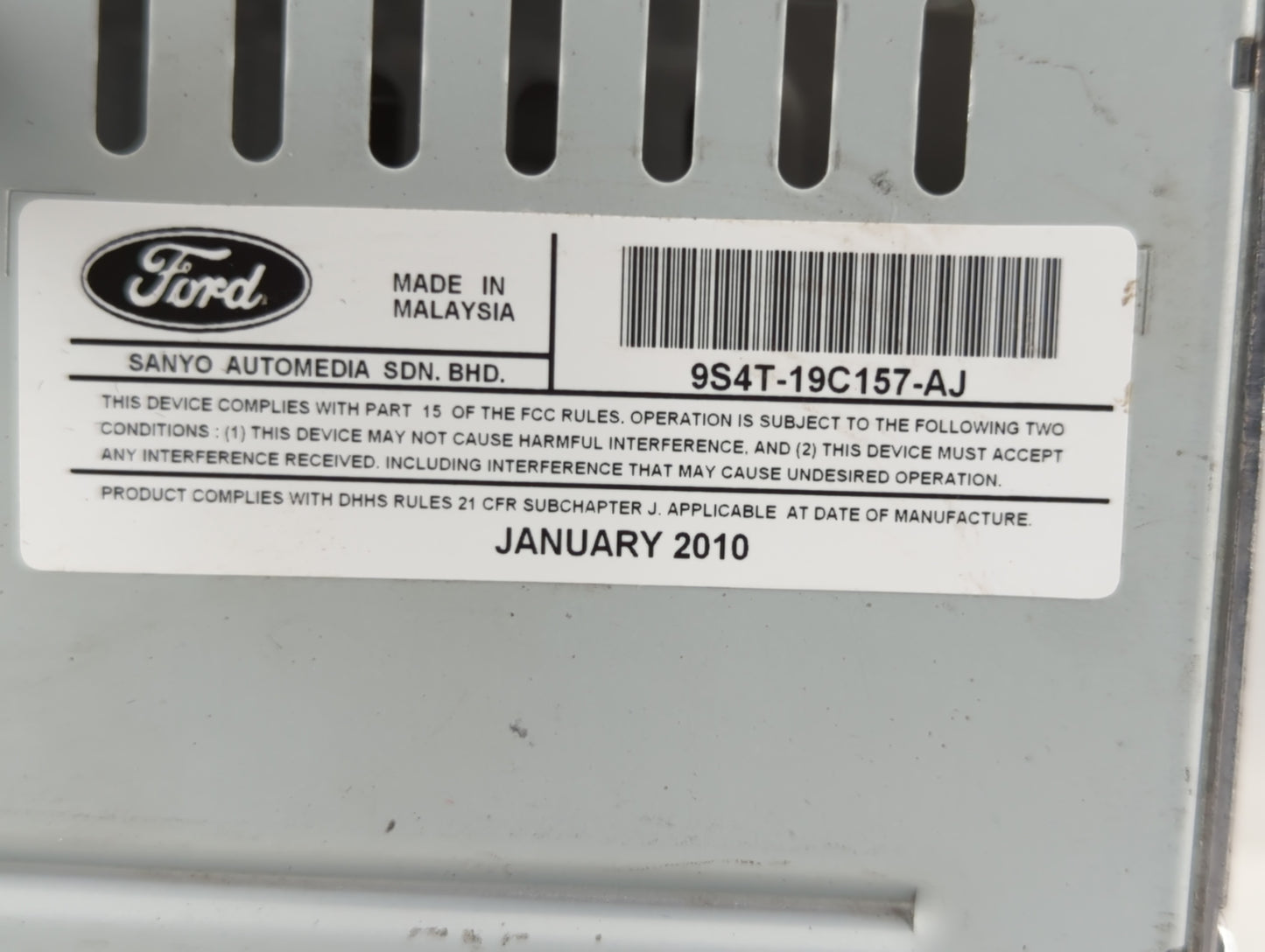 2010-2011 Ford Focus Am Fm Cd Player Radio Receiver - Oemusedautoparts1.com