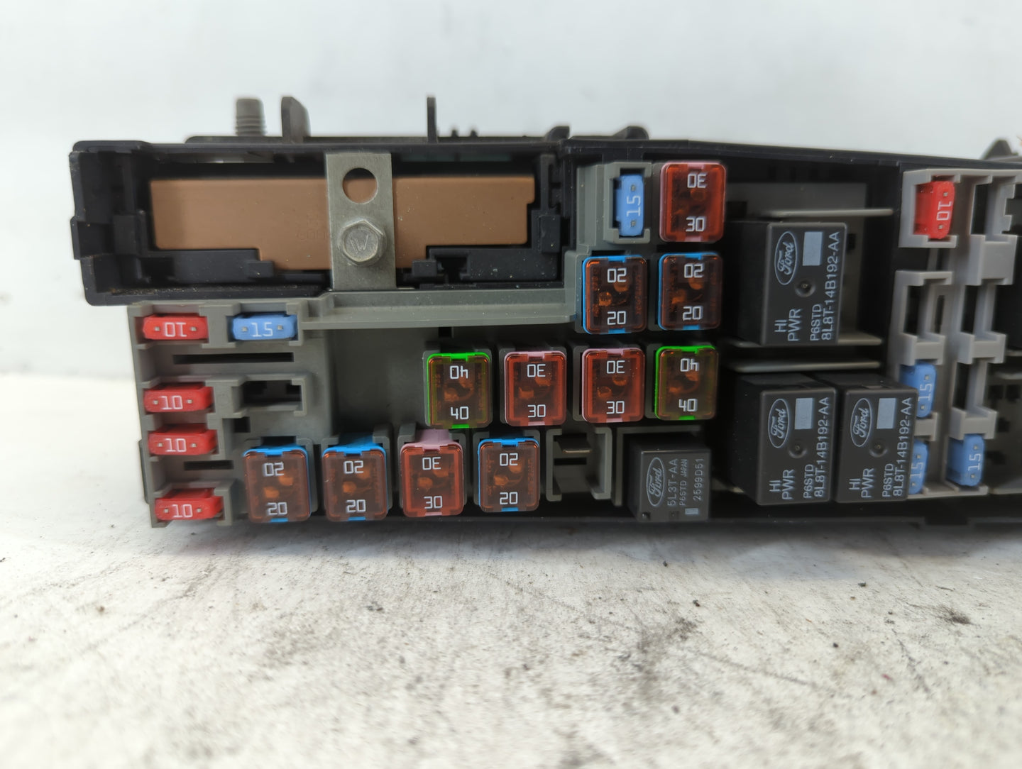 2008-2011 Ford Focus Fusebox Fuse Box Panel Relay Module P/N:8S4T-14A003AC Fits Fits 2008 2009 2010 2011 OEM Used Auto Parts