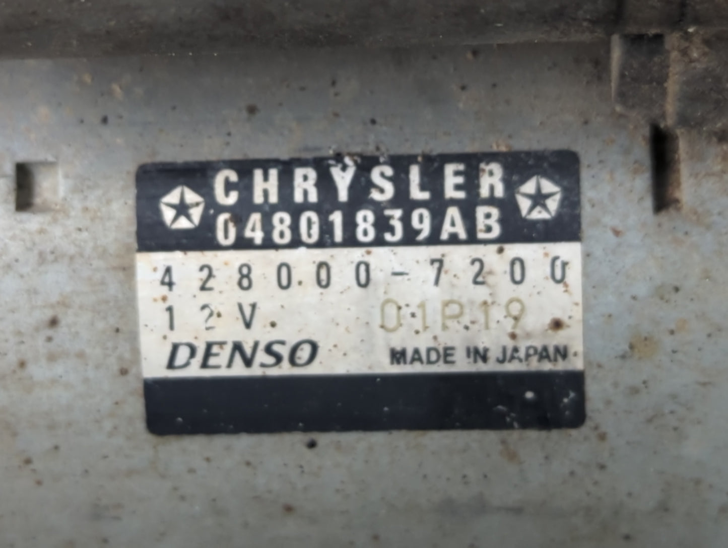 2003-2012 Ford Focus Car Starter Motor Solenoid OEM P/N:428000-7200 Fits OEM Used Auto Parts - Oemusedautoparts1.com