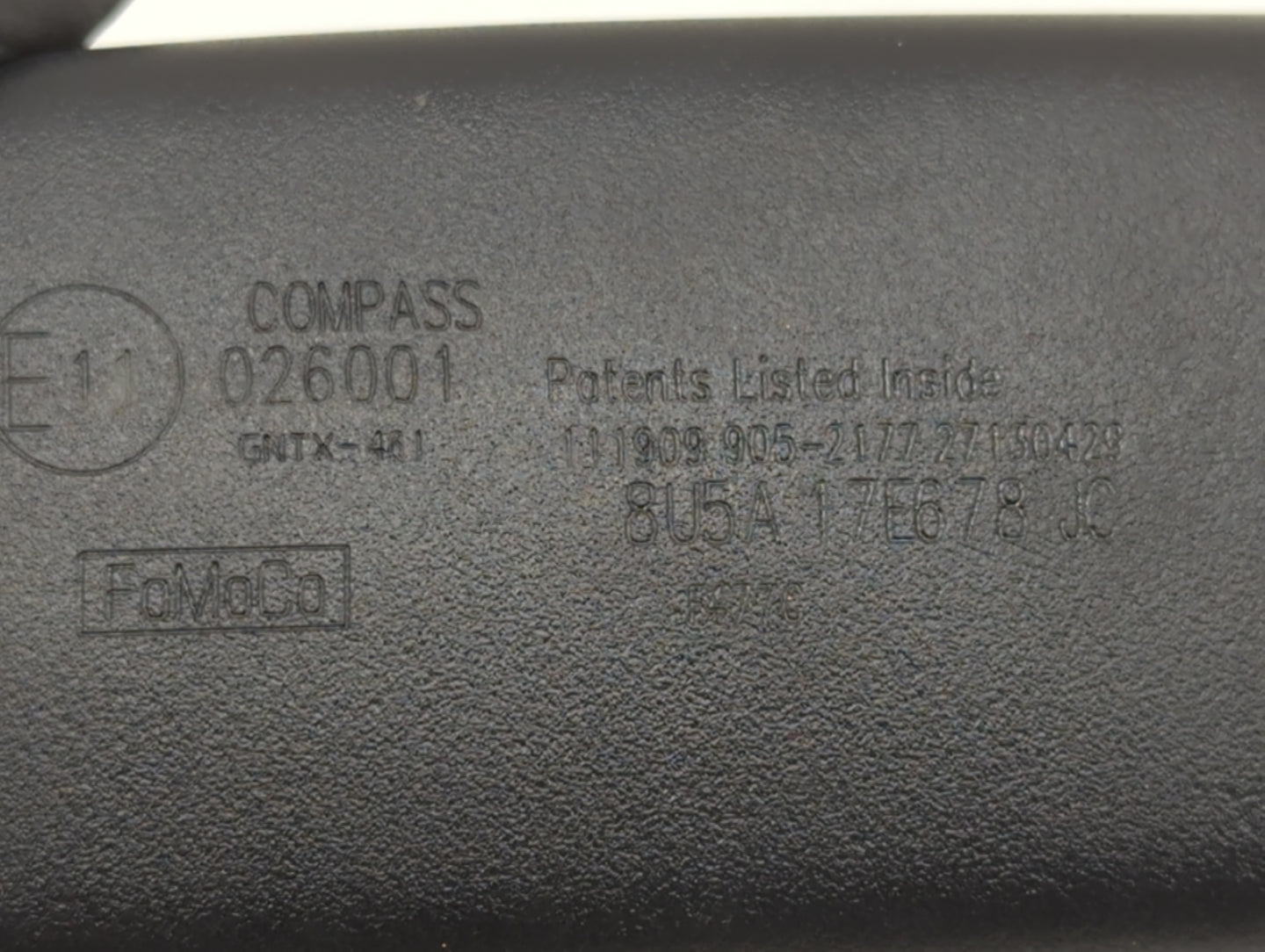 2010 Ford Ford F150 Pickup Interior Rear View Mirror Replacement OEM Fits OEM Used Auto Parts - Oemusedautoparts1.com