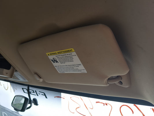 2010 Ford Ford F150 Pickup Sun Visor Shade Replacement Passenger Right Mirror Fits Fits 2009 OEM Used Auto Parts - Oemusedau