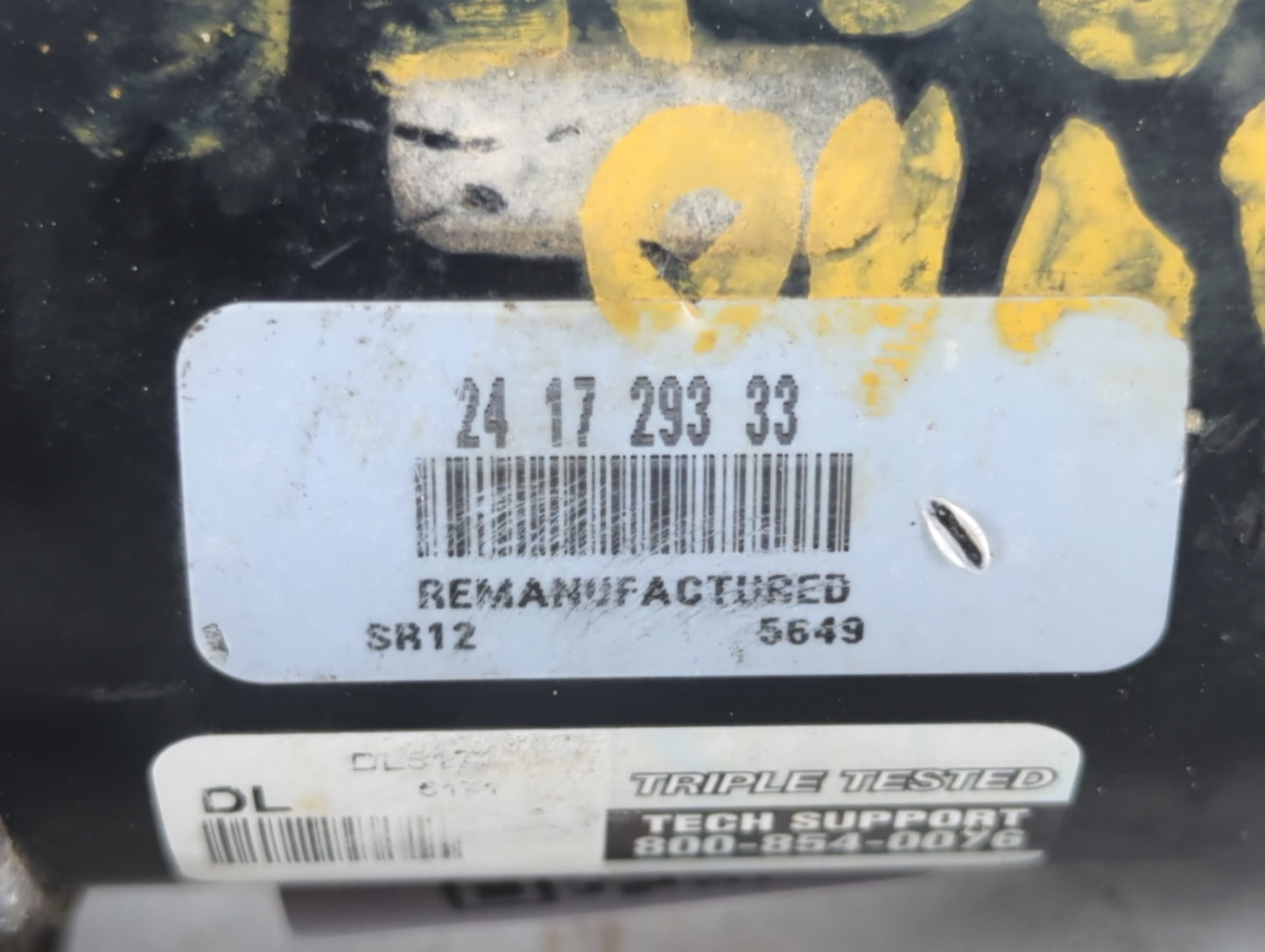 2010-2012 Ford Fusion Car Starter Motor Solenoid OEM P/N:24 17 293 33 Fits Fits 2010 2011 2012 OEM Used Auto Parts - Oemused