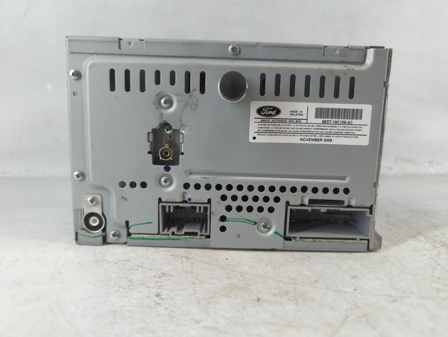 2010 Ford Fusion Radio AM FM Cd Player Receiver Replacement P/N:9E5T-19C158-AC Fits OEM Used Auto Parts - Oemusedautoparts1.