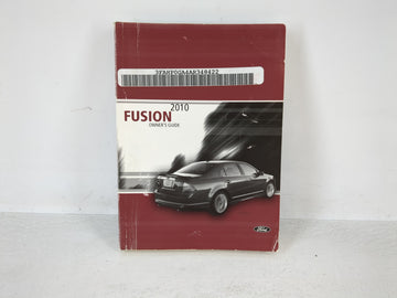 2010 Ford Fusion Owners Manual Book Guide OEM Used Auto Parts - Oemusedautoparts1.com