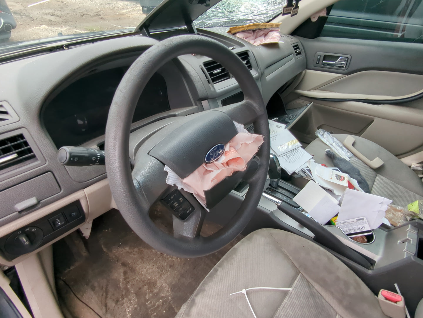 2010-2012 Ford Fusion Air Bag Driver Left Steering Wheel Mounted - Oemusedautoparts1.com