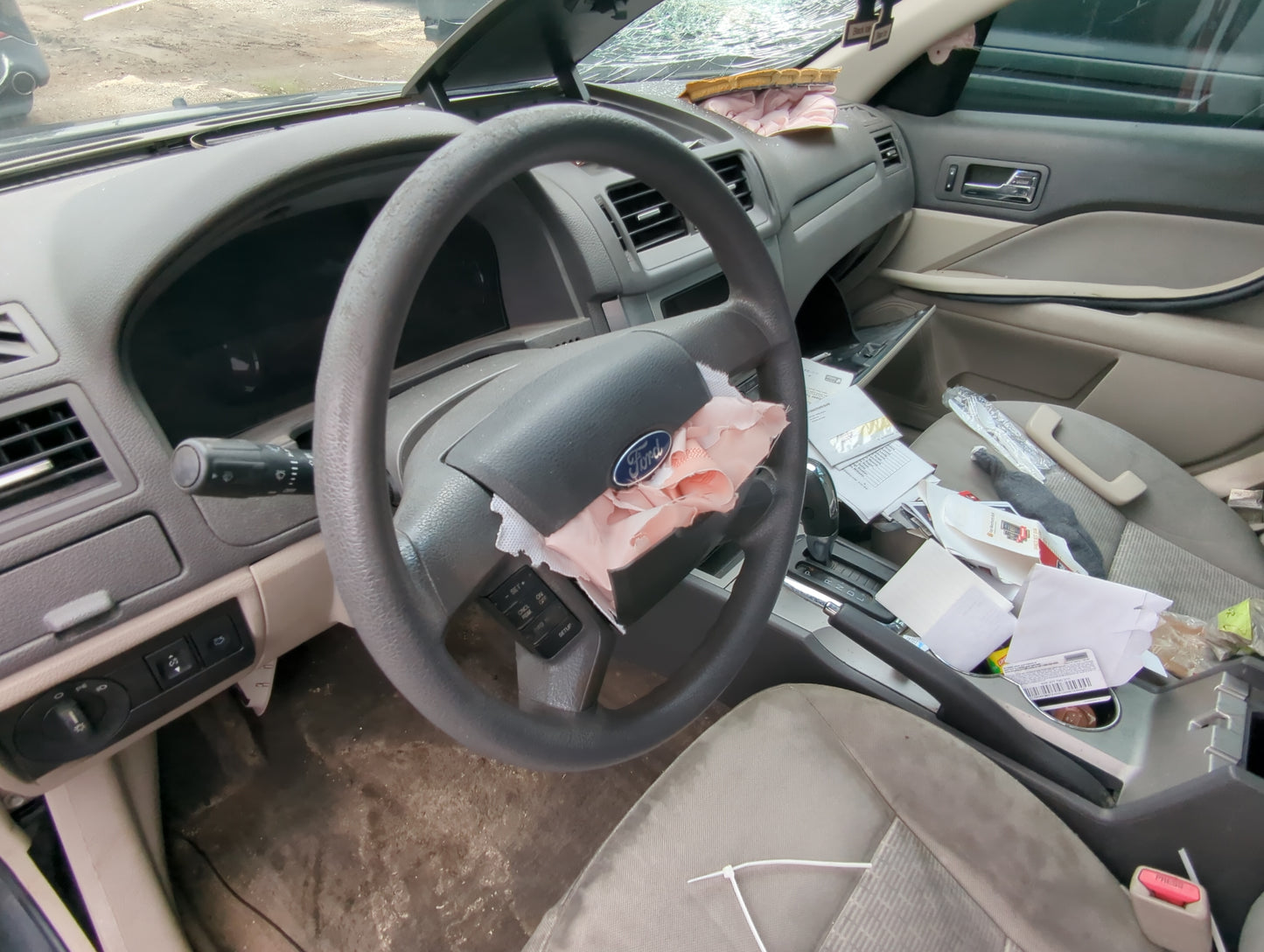 2010-2012 Ford Fusion Air Bag Driver Left Steering Wheel Mounted - Oemusedautoparts1.com