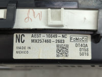 2010 Ford Fusion Instrument Cluster Speedometer Gauges P/N:MX257460-2683 AE5T-10849-NC Fits OEM Used Auto Parts - Oemusedaut