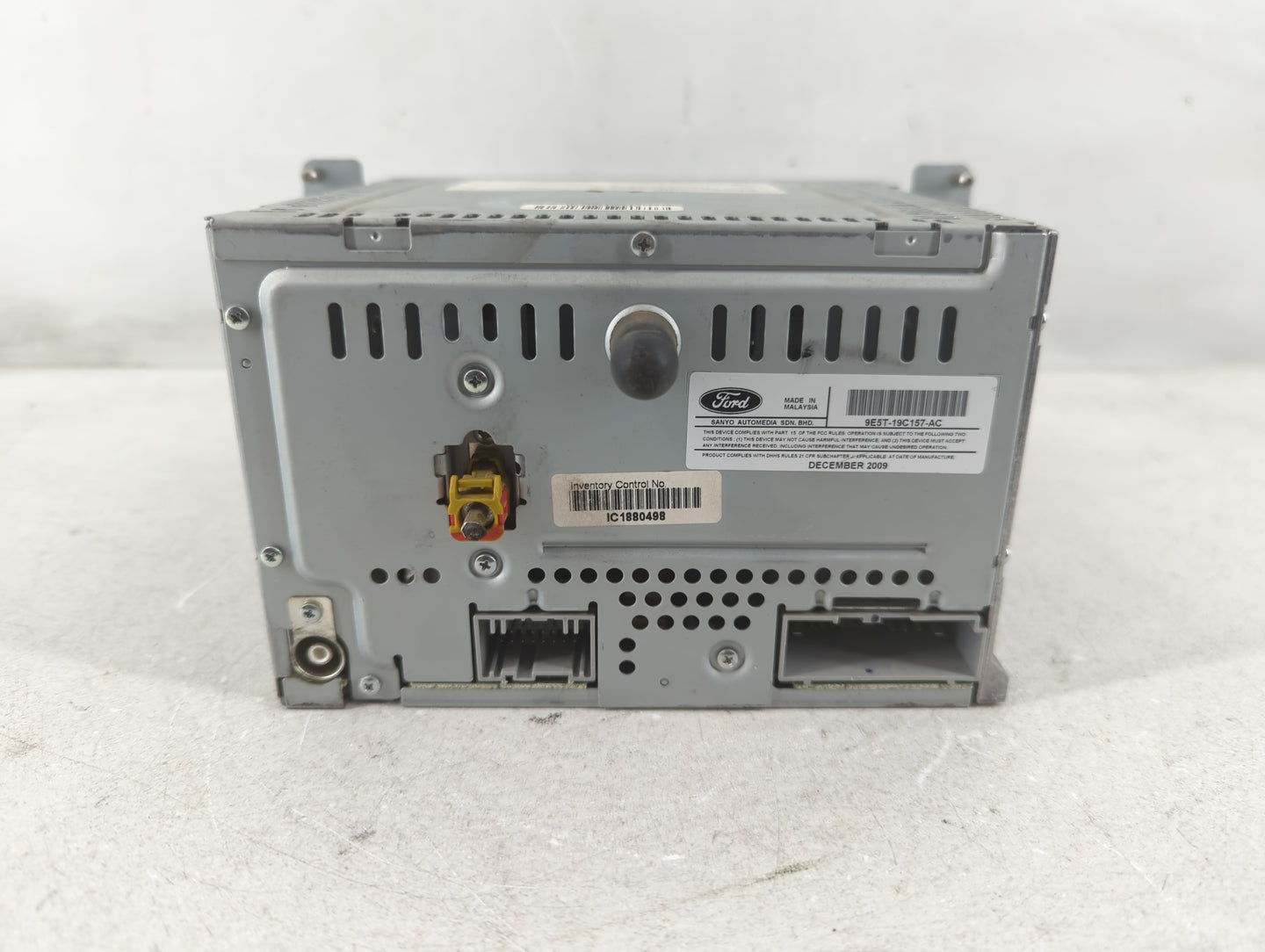 2010 Ford Fusion Radio AM FM Cd Player Receiver Replacement P/N:9E5T-19C157-AC Fits OEM Used Auto Parts - Oemusedautoparts1.