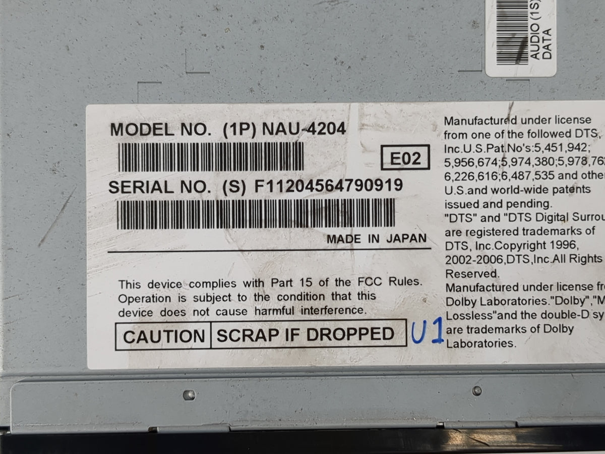 2010 Ford Fusion Radio AM FM Cd Player Receiver Replacement P/N:9E5T-19C156-DC OEM Used Auto Parts - Oemusedautoparts1.com