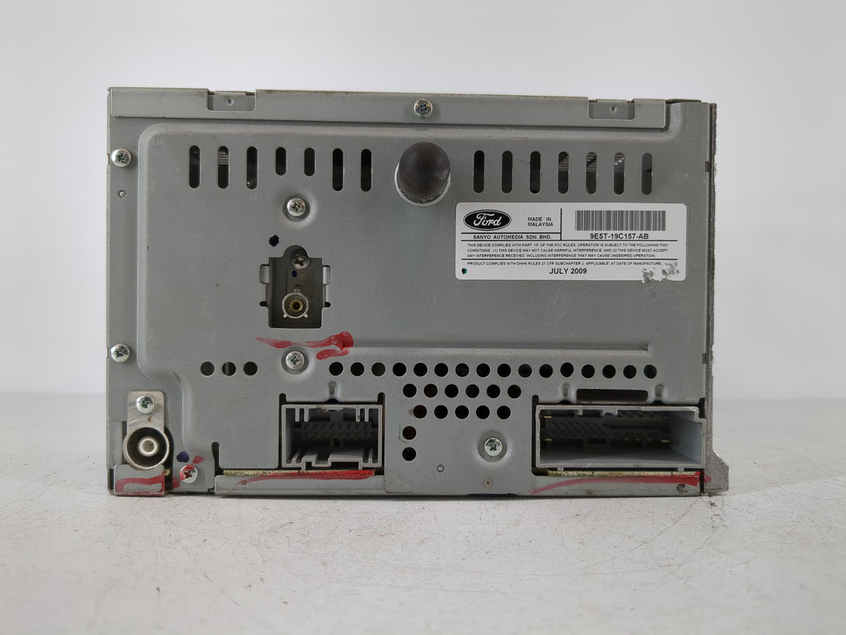 2010 Ford Fusion Radio AM FM Cd Player Receiver Replacement P/N:9E5T-19C157-AB Fits OEM Used Auto Parts - Oemusedautoparts1.