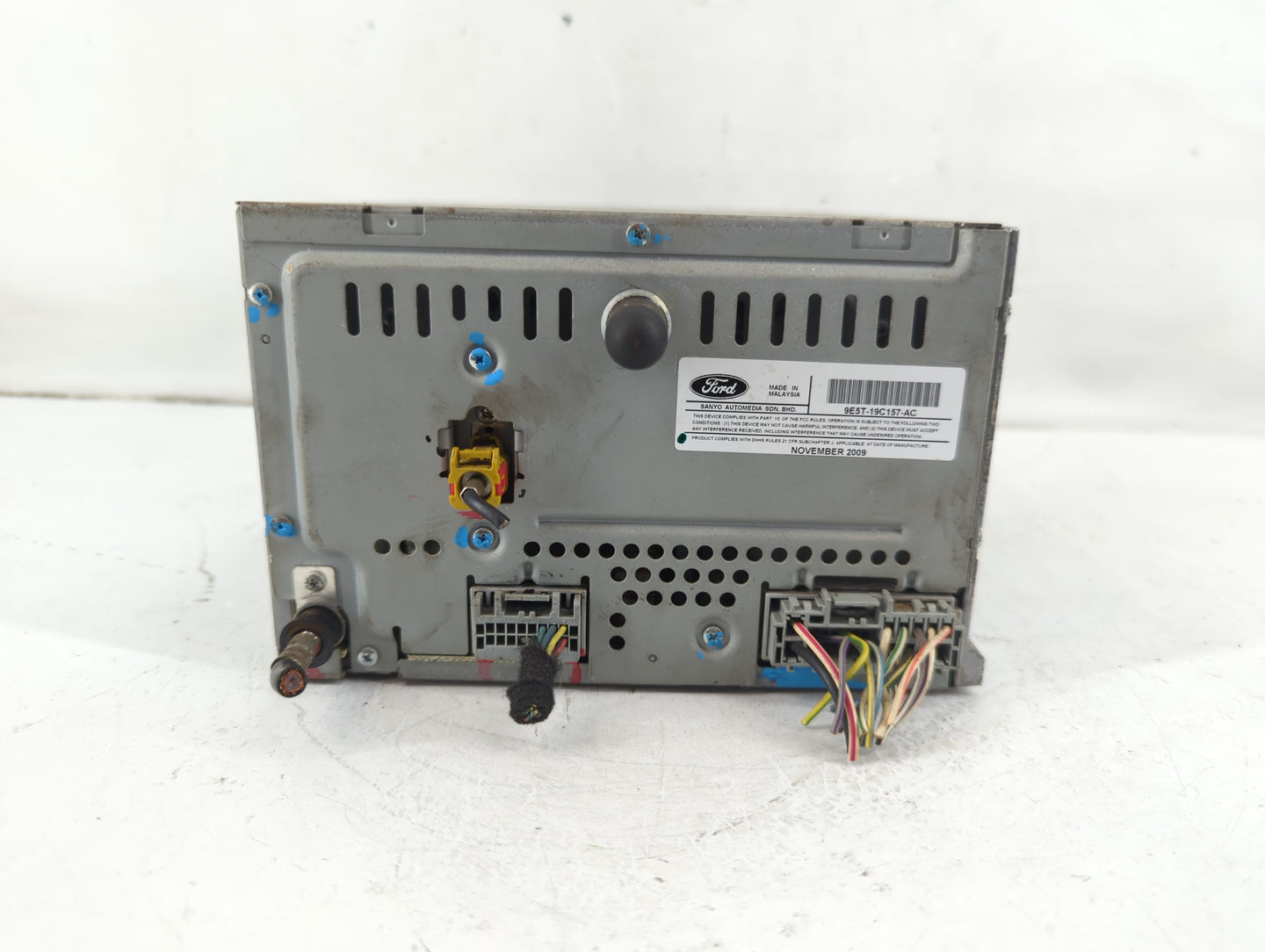 2010 Ford Fusion Radio AM FM Cd Player Receiver Replacement P/N:9E5T-19C157-AC Fits OEM Used Auto Parts - Oemusedautoparts1.