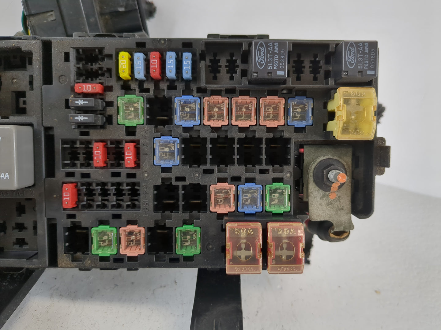 2010-2012 Ford Fusion Fusebox Fuse Box Panel Relay Module P/N:54-7148-30 Fits Fits 2010 2011 2012 OEM Used Auto Parts - Oemu