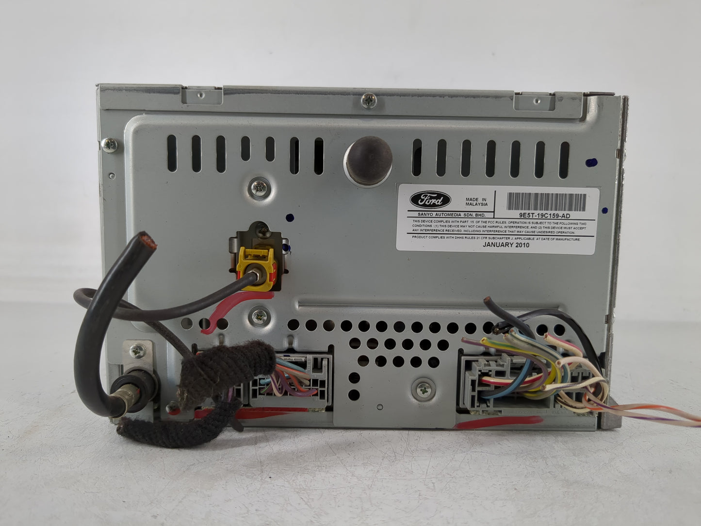 2010 Ford Fusion Radio AM FM Cd Player Receiver Replacement P/N:9E5T-19C159-AD Fits OEM Used Auto Parts - Oemusedautoparts1.