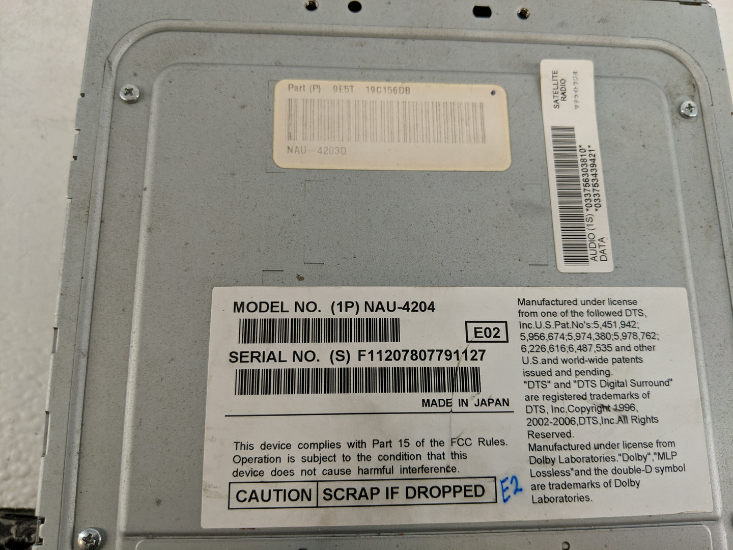 2010 Ford Fusion Radio AM FM Cd Player Receiver Replacement Fits OEM Used Auto Parts - Oemusedautoparts1.com