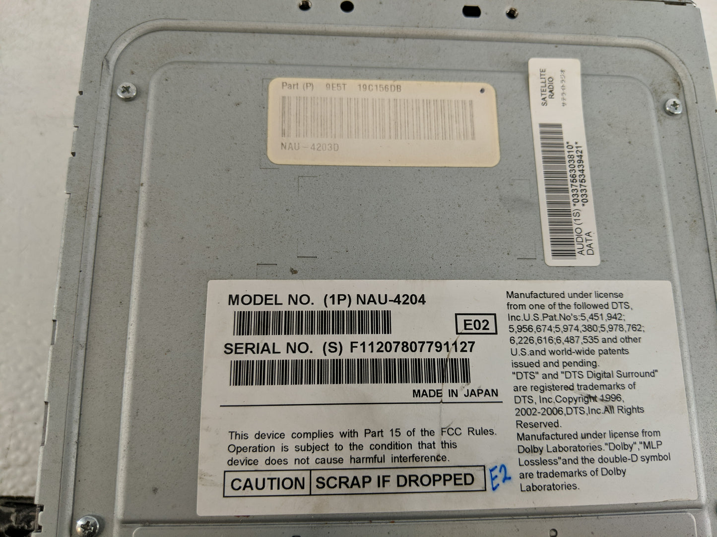 2010 Ford Fusion Radio AM FM Cd Player Receiver Replacement Fits OEM Used Auto Parts - Oemusedautoparts1.com