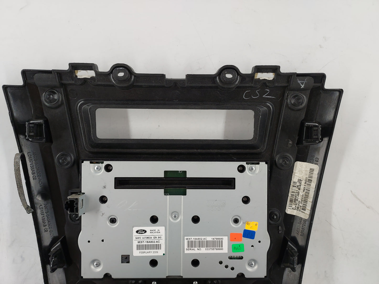 2010 Ford Fusion Radio AM FM Cd Player Receiver Replacement P/N:9E5T-18A802-AC Fits OEM Used Auto Parts - Oemusedautoparts1.
