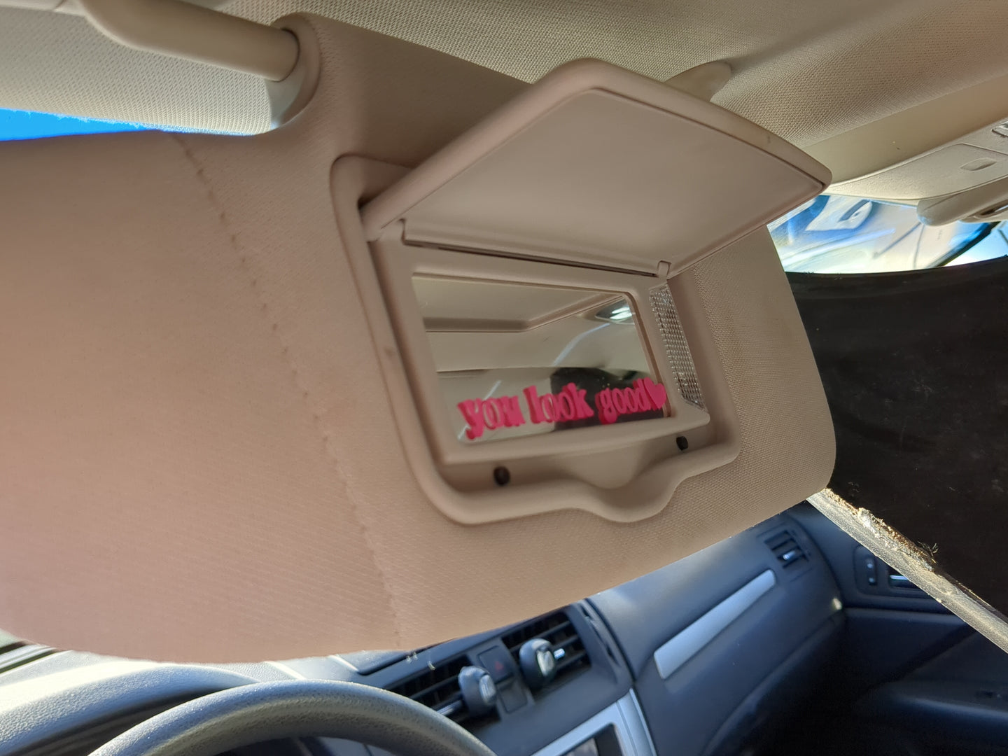 2010-2012 Ford Fusion Sun Visor Shade Replacement Driver Left Mirror Fits Fits 2010 2011 2012 OEM Used Auto Parts - Oemuseda