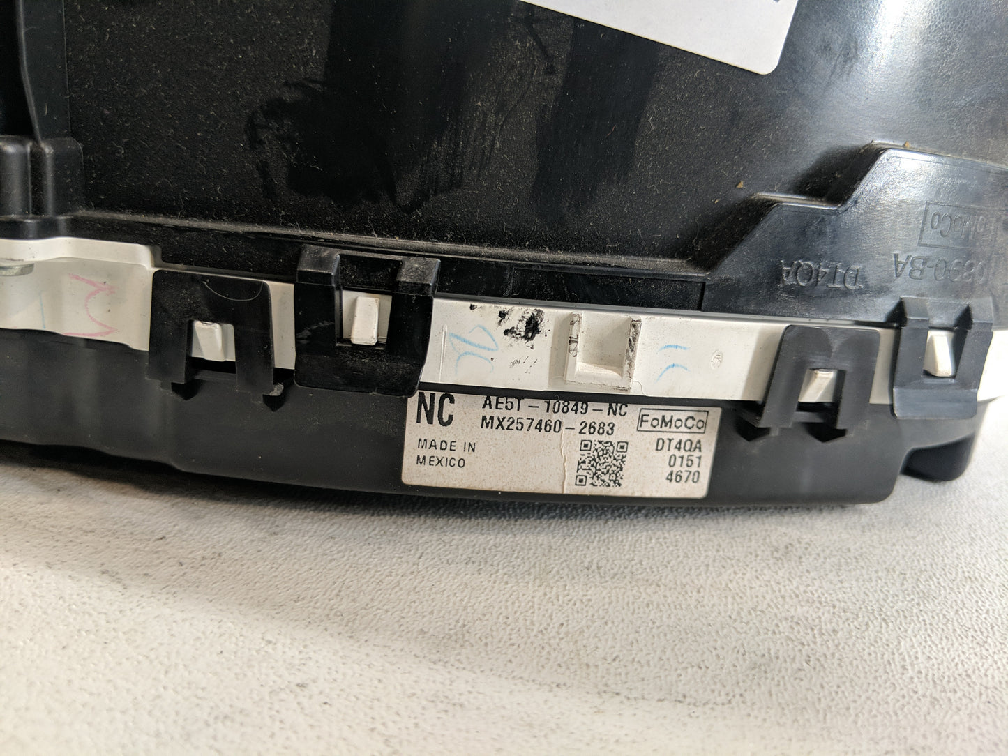 2010 Ford Fusion Instrument Cluster Speedometer Gauges P/N:AE5T-10849-NC Fits OEM Used Auto Parts - Oemusedautoparts1.com