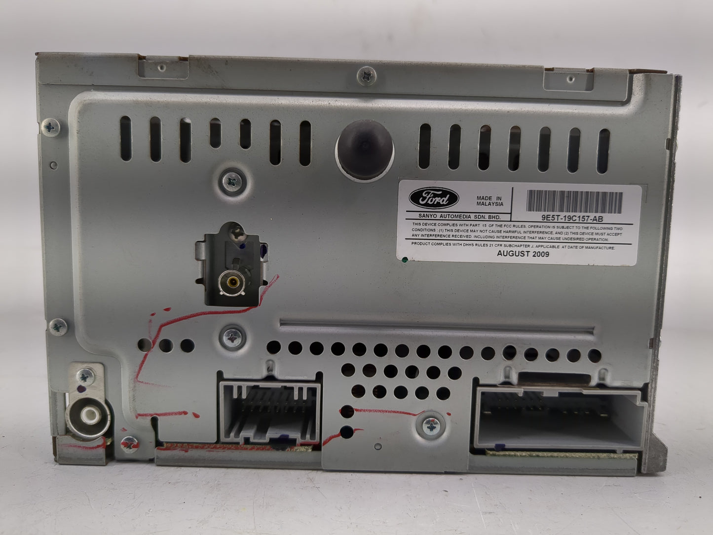 2010 Ford Fusion Radio AM FM Cd Player Receiver Replacement P/N:9E5T-19C157-AB Fits OEM Used Auto Parts - Oemusedautoparts1.