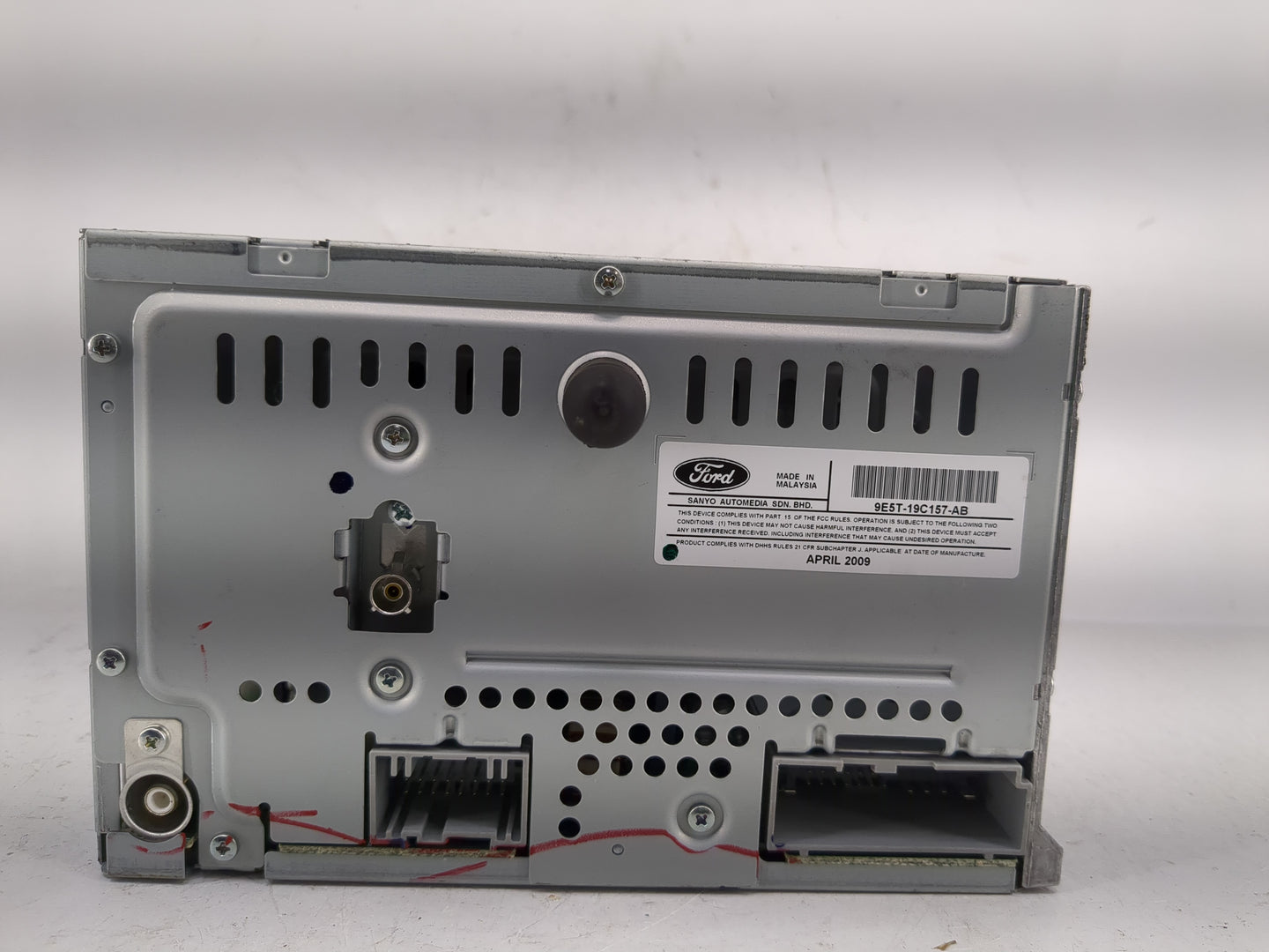 2010 Ford Fusion Radio AM FM Cd Player Receiver Replacement P/N:9E5T-19C157-AB Fits OEM Used Auto Parts - Oemusedautoparts1.