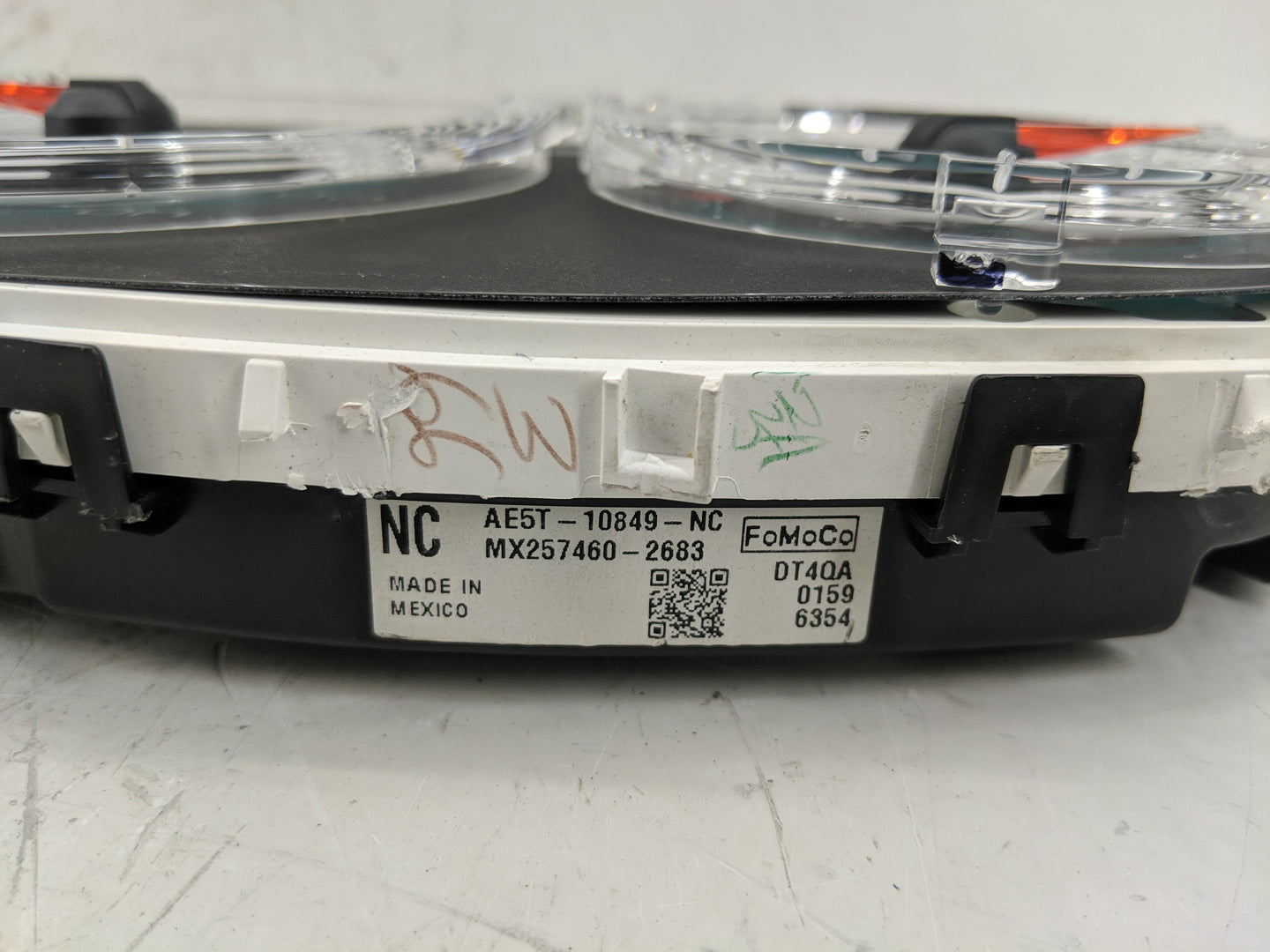 2010 Ford Fusion Instrument Cluster Speedometer Gauges P/N:AE5T-10849-NC Fits OEM Used Auto Parts - Oemusedautoparts1.com