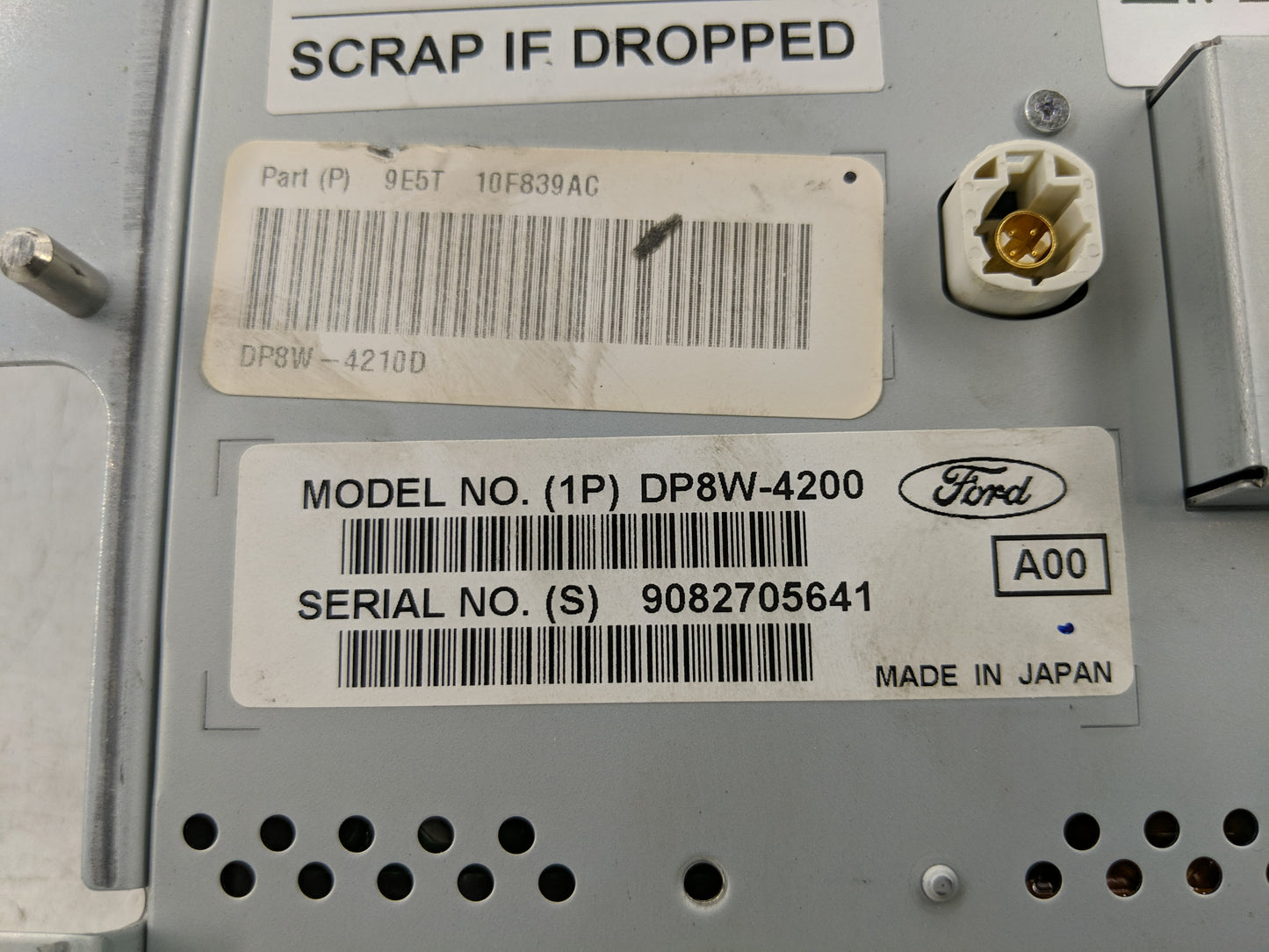 2010-2010 Ford Fusion Information Display Screen - Oemusedautoparts1.com