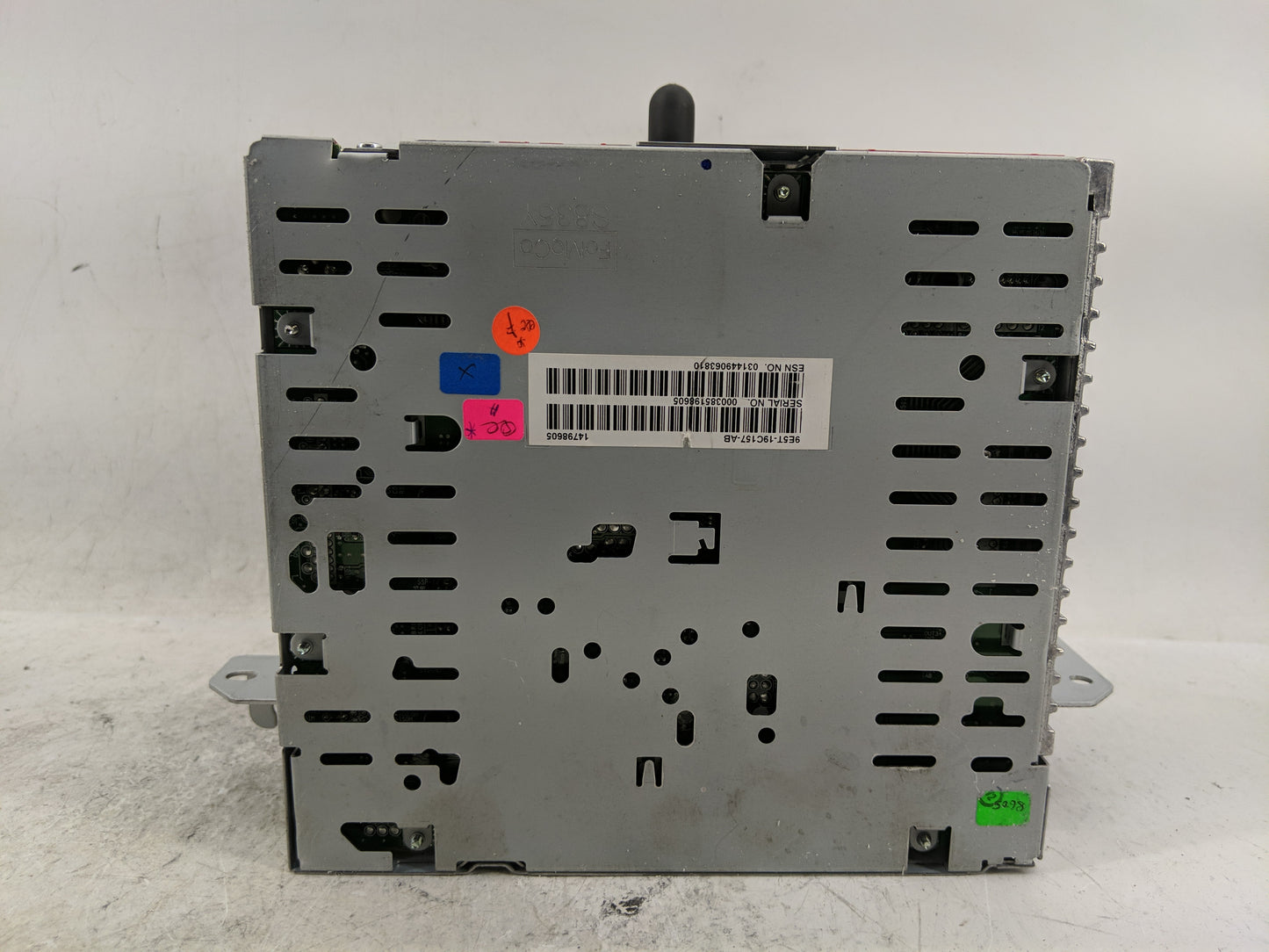 2010 Ford Fusion Radio AM FM Cd Player Receiver Replacement P/N:9E5T-19C157-AB Fits OEM Used Auto Parts - Oemusedautoparts1.