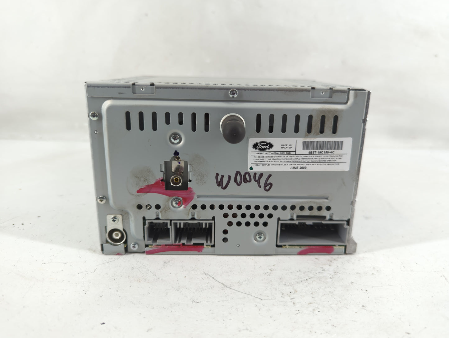 2010 Ford Fusion Radio AM FM Cd Player Receiver Replacement P/N:9E5T-19C159-AC Fits OEM Used Auto Parts - Oemusedautoparts1.