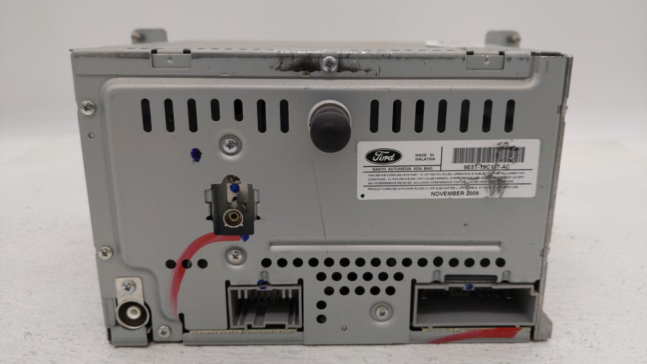 2010 Ford Fusion Radio AM FM Cd Player Receiver Replacement P/N:9E5T-19C107-AC Fits OEM Used Auto Parts - Oemusedautoparts1.