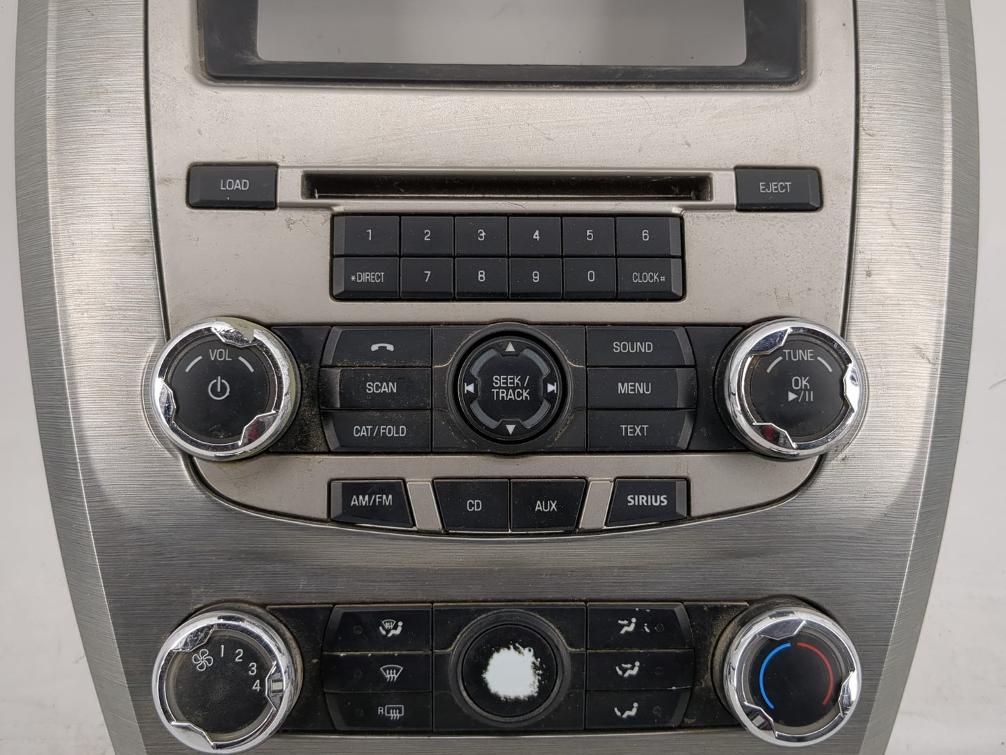 2010-2012 Ford Fusion Radio Control Panel - Oemusedautoparts1.com